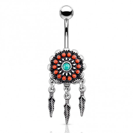 Piercing nombril tribal avec capteur de rêve Vady Piercing nombril6,80 €