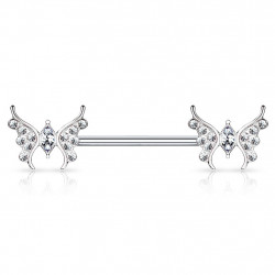 Piercing arcade 8 mm anodisé rose