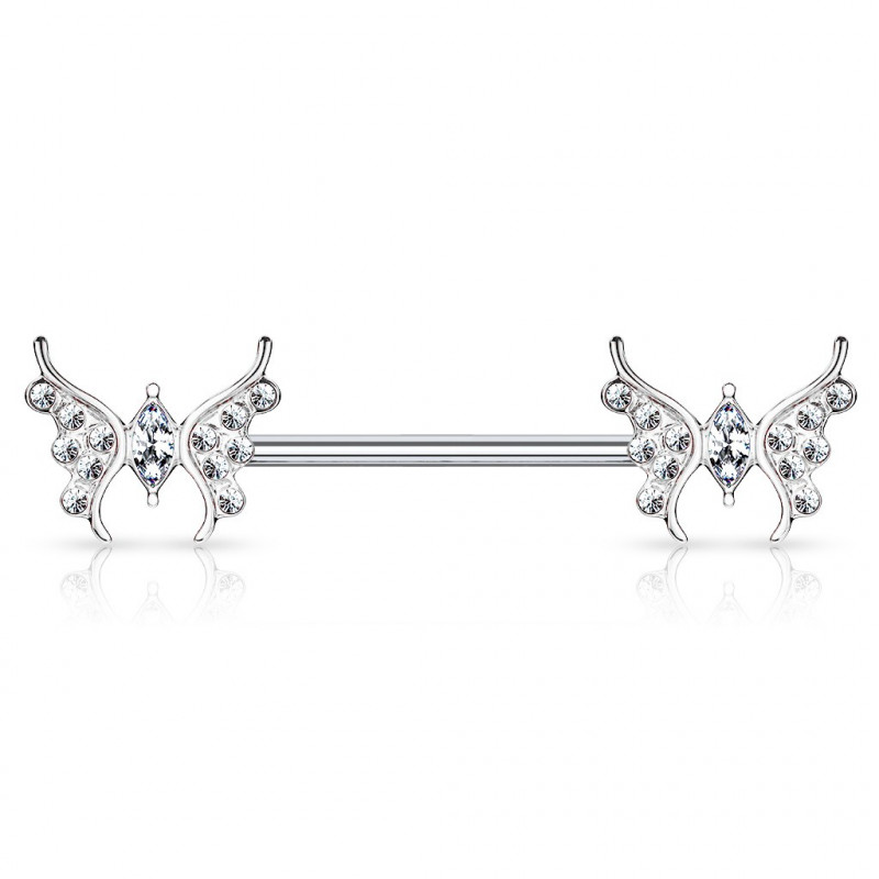 Piercing arcade 8 mm anodisé rose