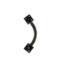 Piercing arcade 8 mm anodisé rose