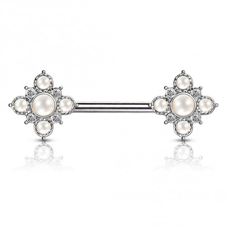 Piercing arcade 8 mm anodisé rose