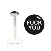 Piercing labret 10mm lévre Fuck you Sika Piercing labret3,25 €