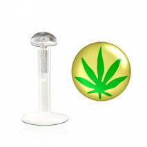 Piercing arcade 8 mm anodisé rose