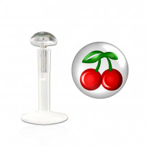 Piercing labret 10mm lévre cerise rouge Koay Piercing labret3,25 €