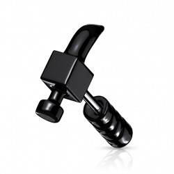 Piercing cartilage 6mm avec un marteau noir Xaquy Piercing oreille4,60 €