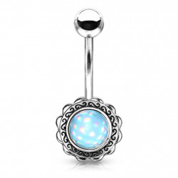 Piercing arcade 8 mm anodisé rose