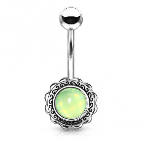 Piercing arcade 8 mm anodisé rose