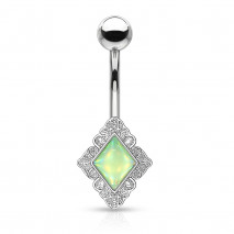 Piercing arcade 8 mm anodisé rose