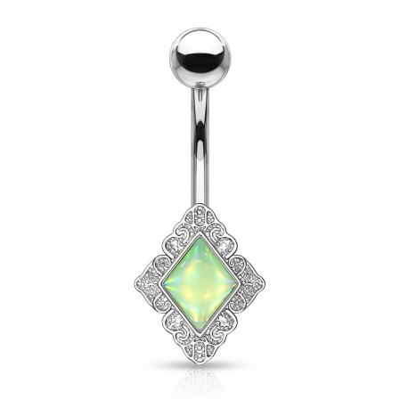 Piercing nombril losange en époxy vert lumineux Cukaw Piercing nombril3,99 €