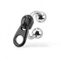Piercing labret fer à cheval fermeture éclair noir Piercing labret2,50 €