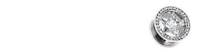 Piercing oreille étoile