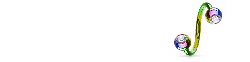 Piercing oreille spirale