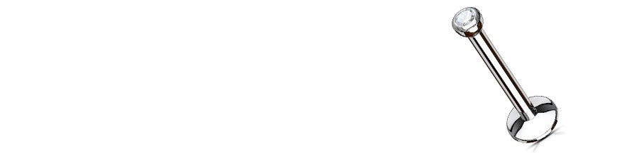 Piercing langue zébré