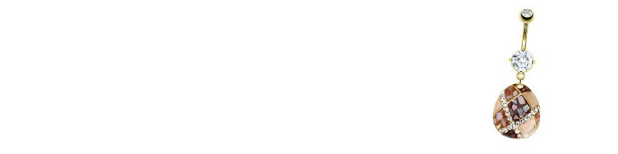 Piercing nombril rasta cannabis