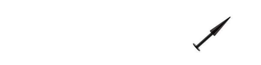 Piercing lèvre pointe