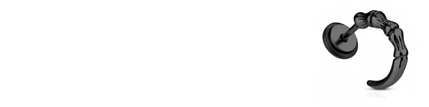 Faux piercing violet